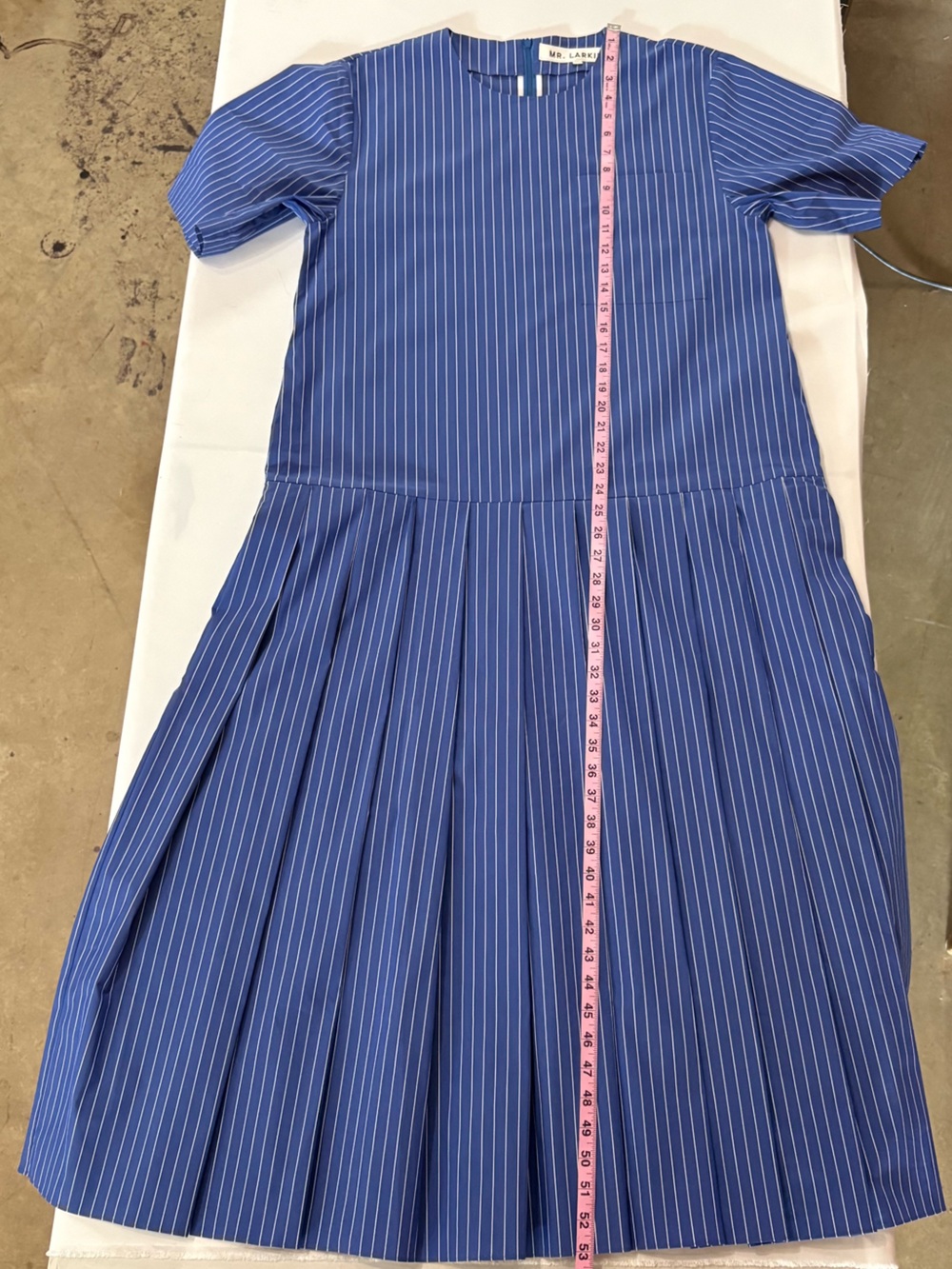 Mr. Larkin Mona dress in Admiral Blue size M, never worn, beautifully tailored - Picture 16 of 16
